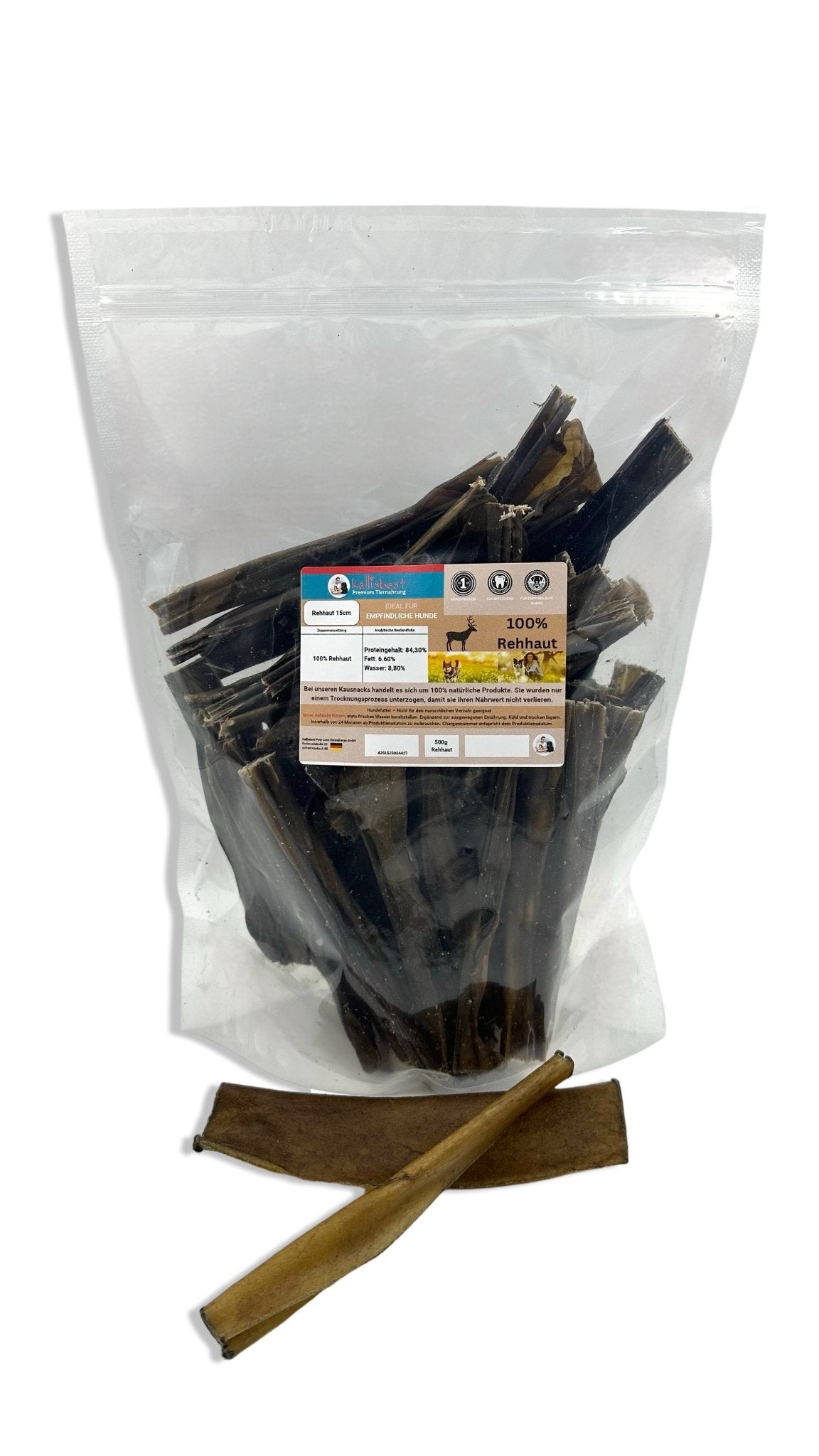 Rehhaut, 100% natürlich und schonend getrocknet in Deutschland. 15 cm Stücke - Kallisbest