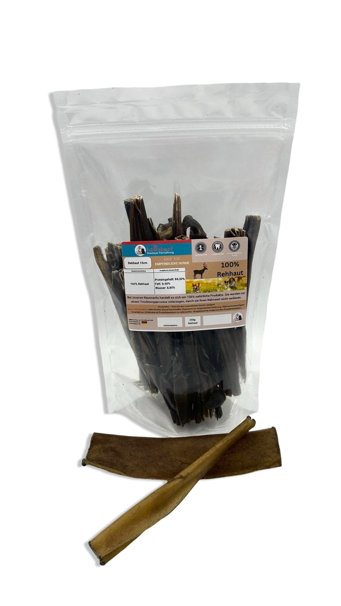 Rehhaut, 100% natürlich und schonend getrocknet in Deutschland. 15 cm Stücke - Kallisbest