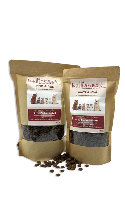 Rind & Reis für alle Katzenrassen aller Altersstufen - Kallisbest