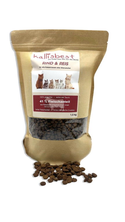 Rind & Reis für alle Katzenrassen aller Altersstufen - Kallisbest