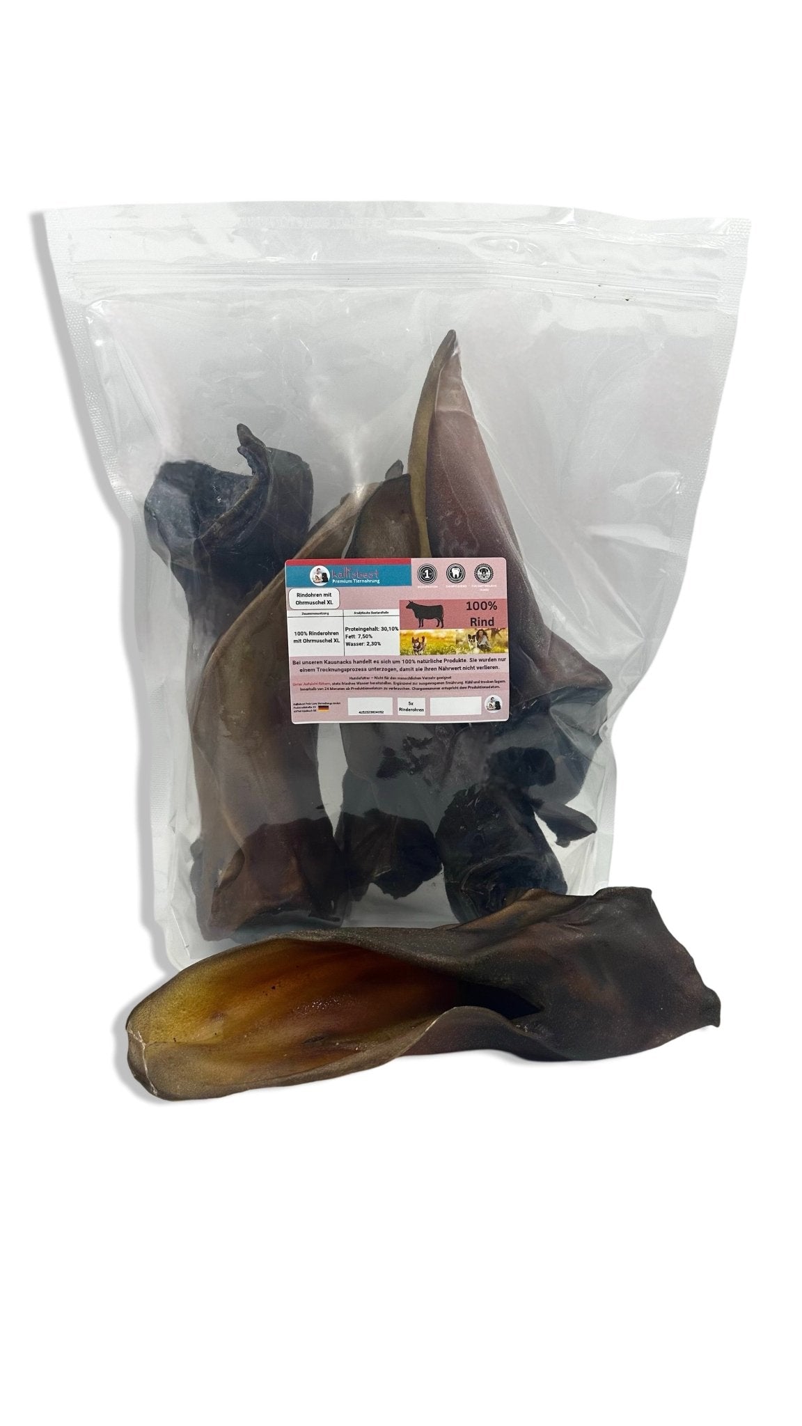 Rinderohren S - L - XL mit und ohne Fleischmuschel aus Deutschland - Kallisbest