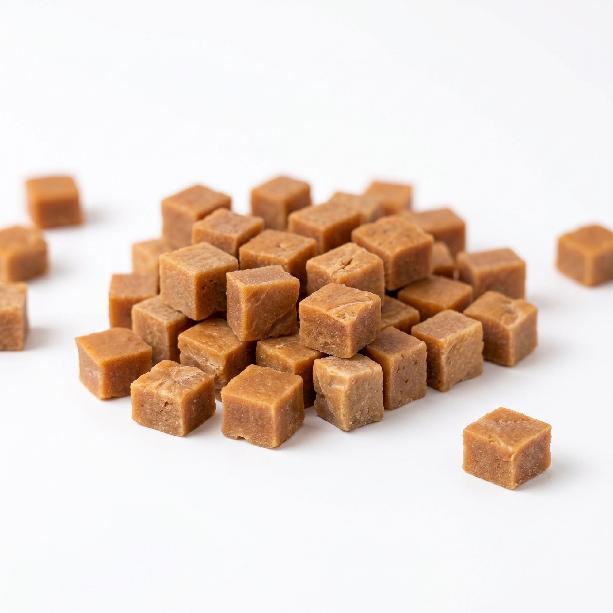 Cubes de viande de cabillaud au poulet 100g