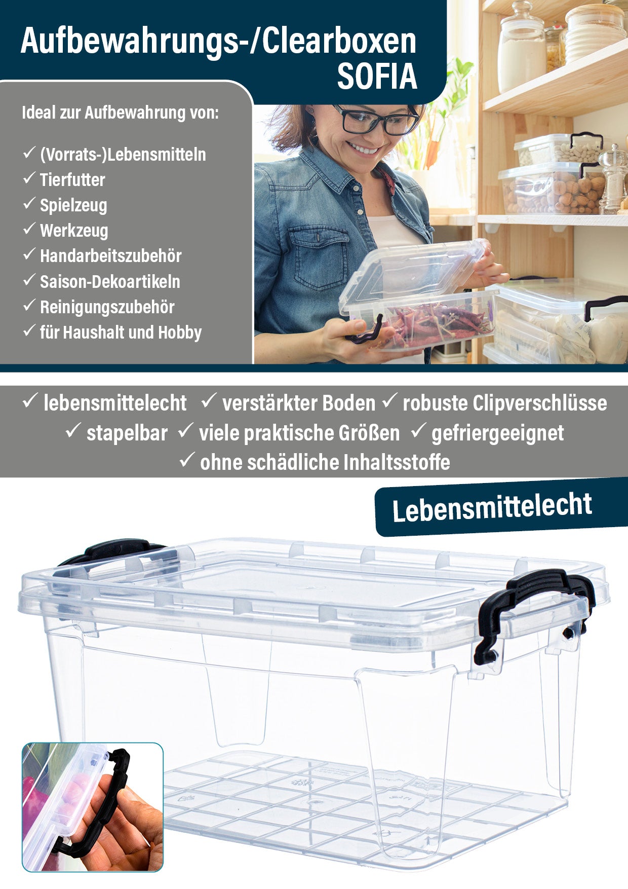 Aufbewahrungsboxen für Futter & Leckerlis