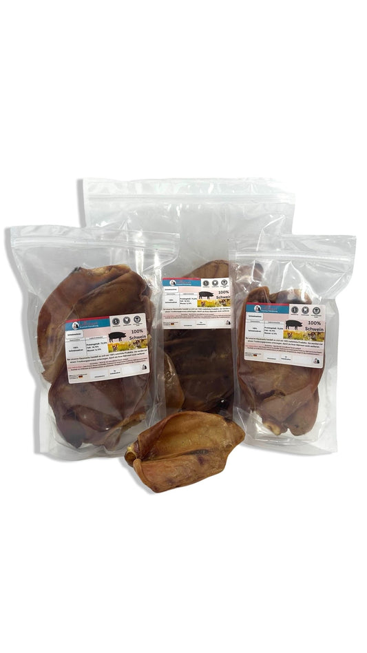 Schweineohren kleine und Große ab 2 Stück - 10 Stück , Made in Germany - Kallisbest