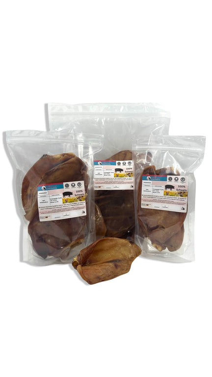 Schweineohren kleine und Große ab 2 Stück - 10 Stück , Made in Germany - Kallisbest