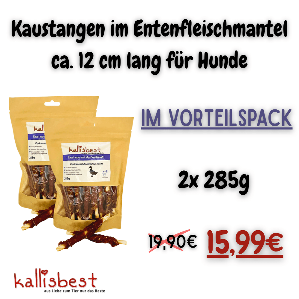 Kaustangen im Entenfleischmantel ca. 12 cm - Kallisbest