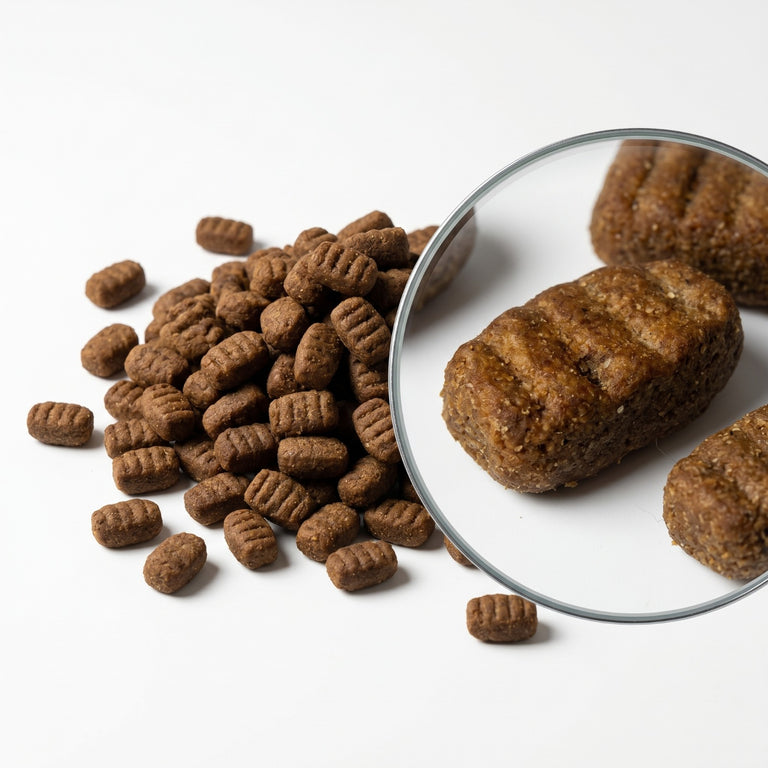 Rind mit Kartoffel große Kroketten für Hunde – 41% Rindfleischmehl, getreidefrei