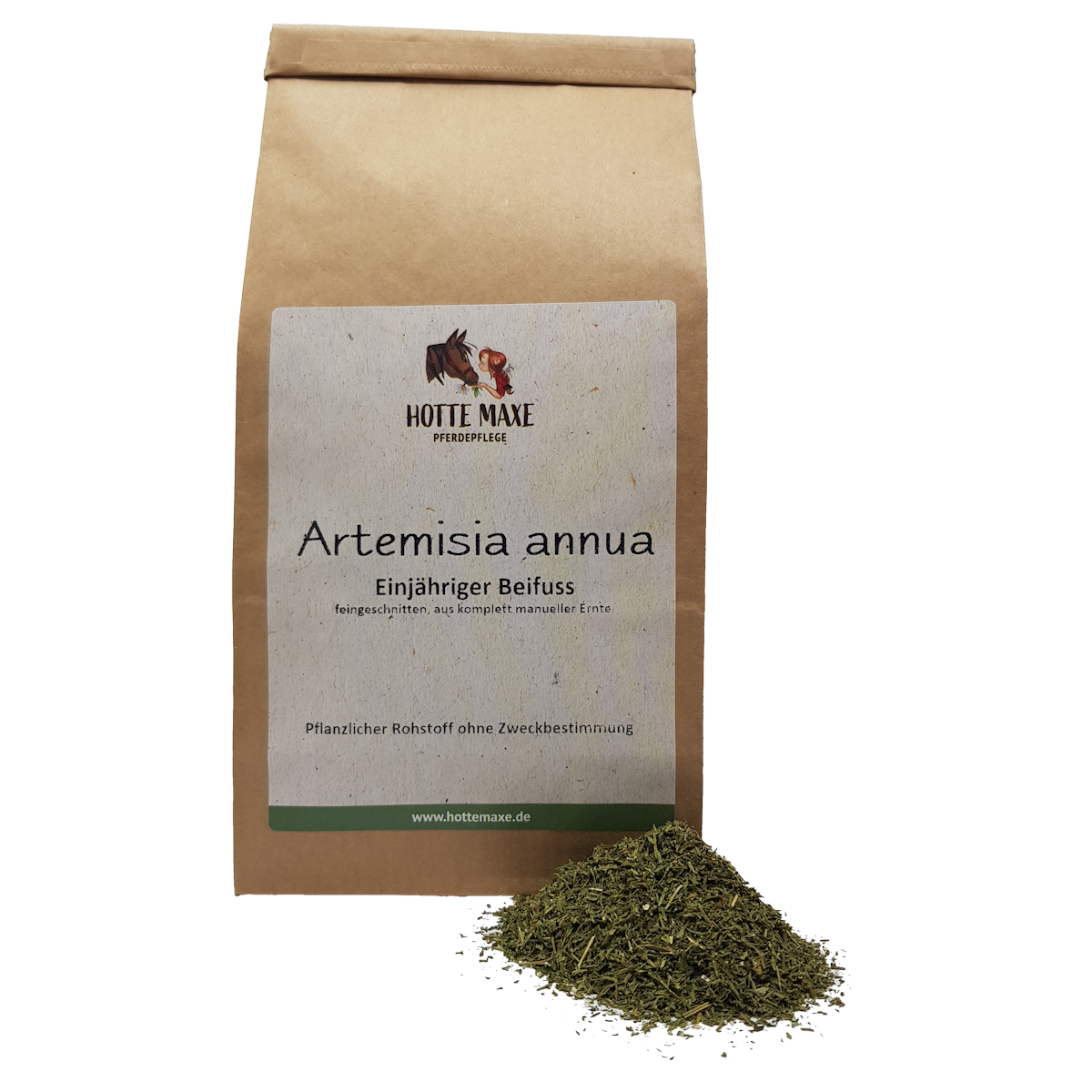 Hotte Maxe Einzelkräuter einjähriger Beifuss, feingeschnitten, Artemisia annua, Handernte