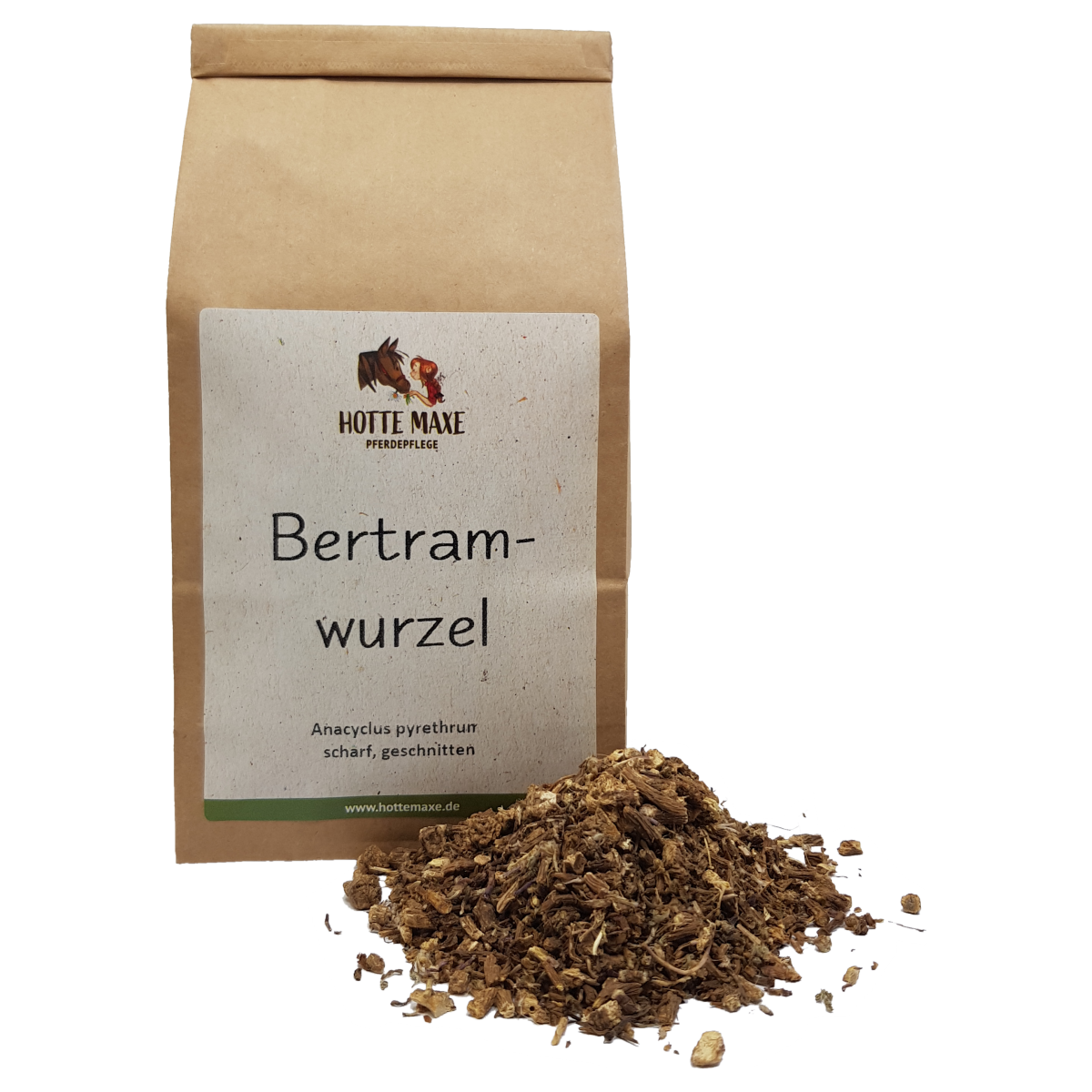 Hotte Maxe Einzelkräuter Bertramwurzel, scharf, geschnitten