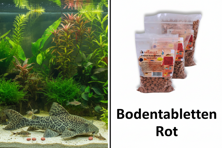 Premium Bodentabletten rot für Zierfische | Kallisbest