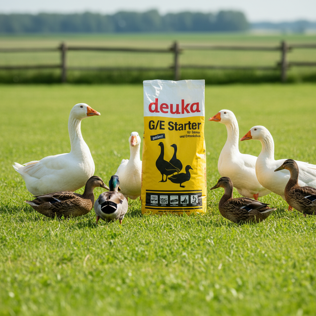 deuka G/E Futter 25 kg – Gänse- und Entenfutter (Starter & Erhaltung)