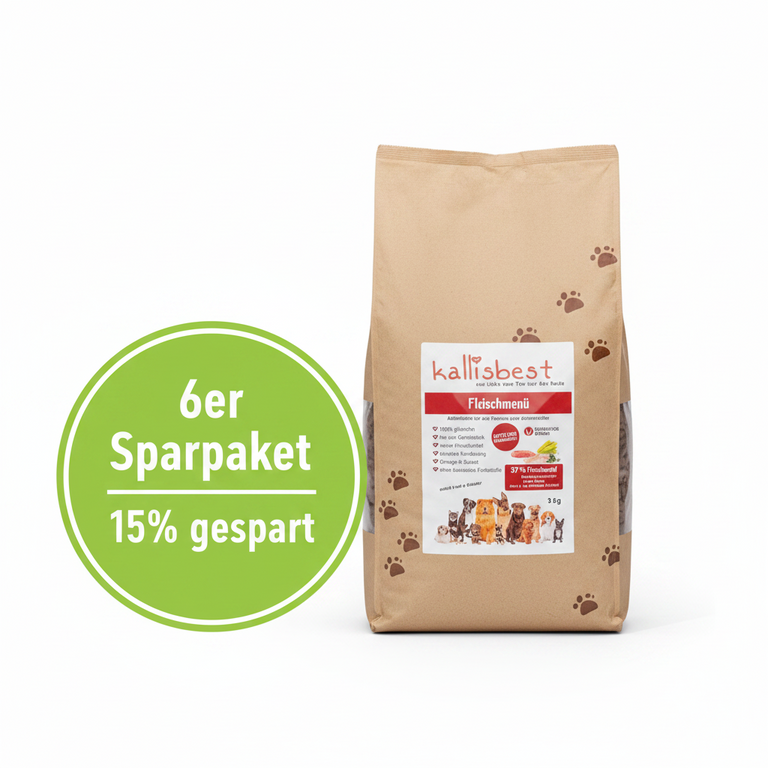 Meat menu medium croquette for dogs of all breeds & ages