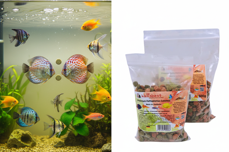 Hafttabletten Colormix – geteiltes Bild