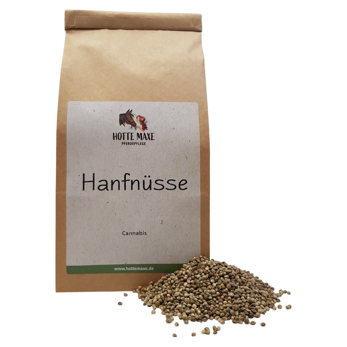 Hotte Maxe Einzelkräuter Hanfnüsse, natur