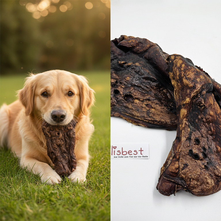 Pferdelunge Stücke – großer Hund kaut entspannt | Kallisbest