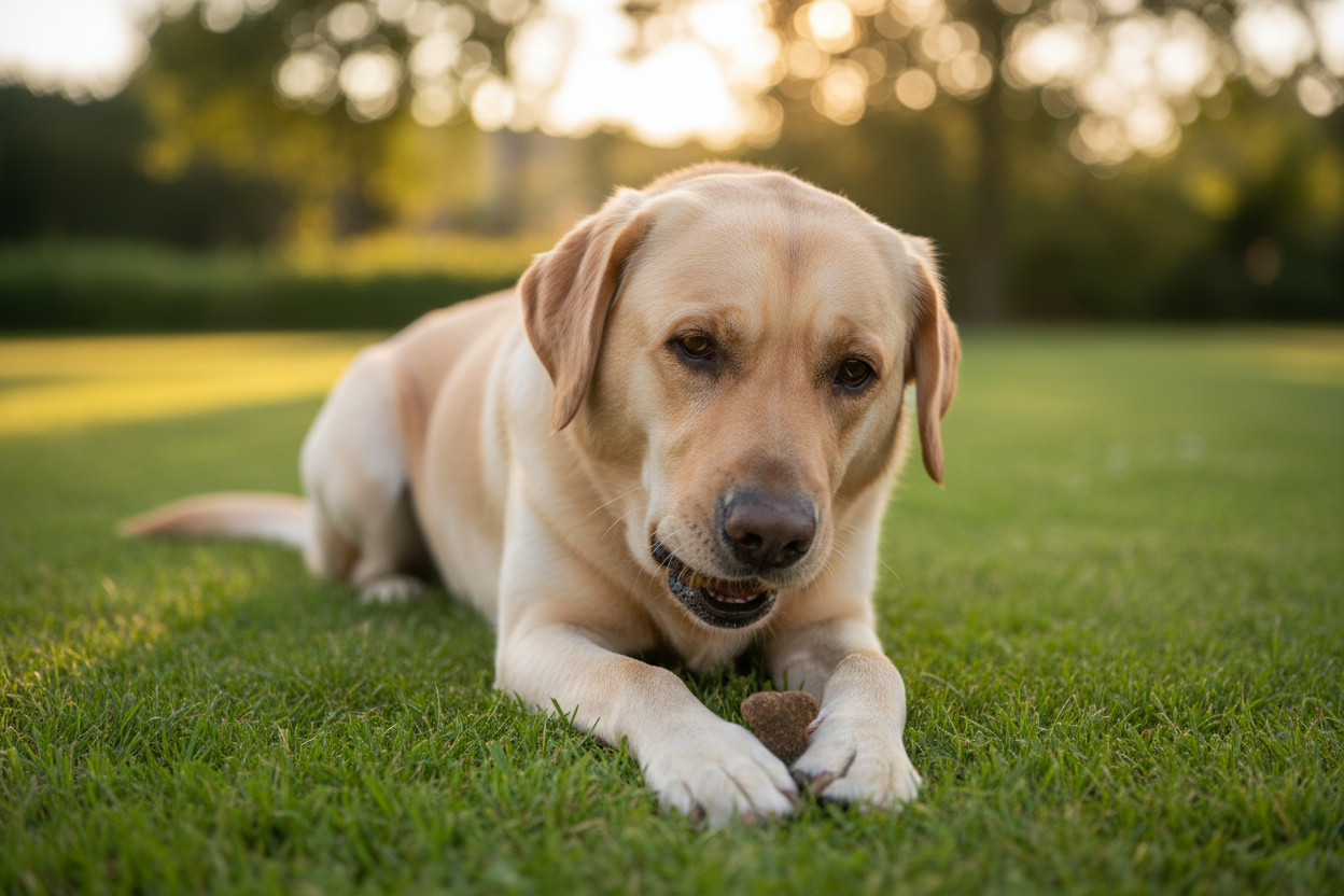 Labrador kaut Kallisbest Huhn & Lamm Knochen