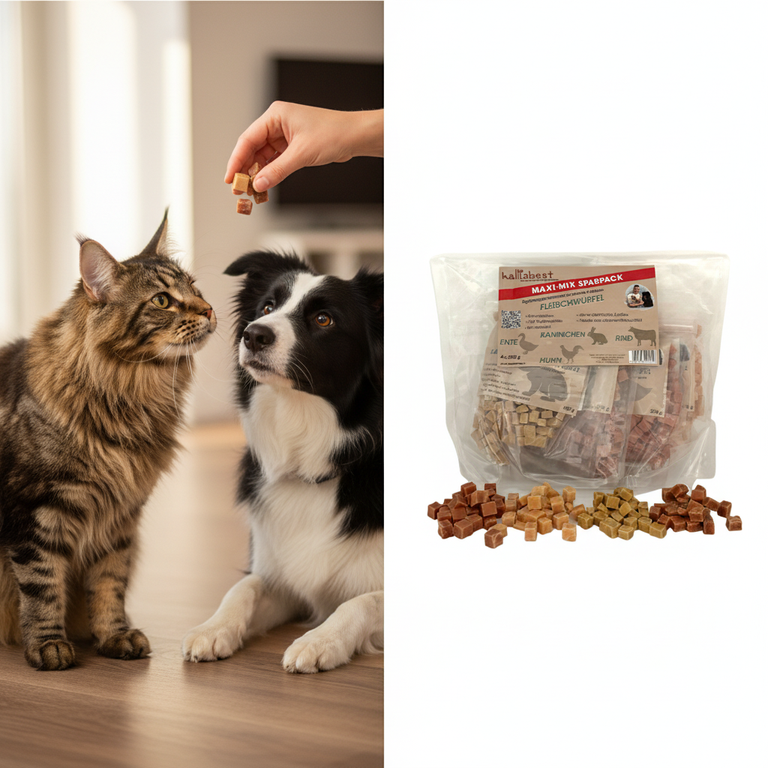 Maxi-Mix Spar-Pack – Maine Coon und Border Collie mit Verpackung