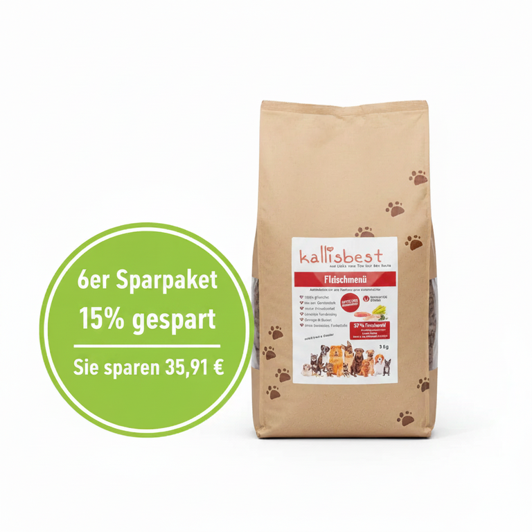 Fleischmenü mittel 6 x 12kg | 35,91 € gespart