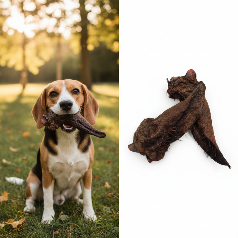 Pferdeohren mit Fell getrocknet – Hund kaut begeistert | Kallisbest