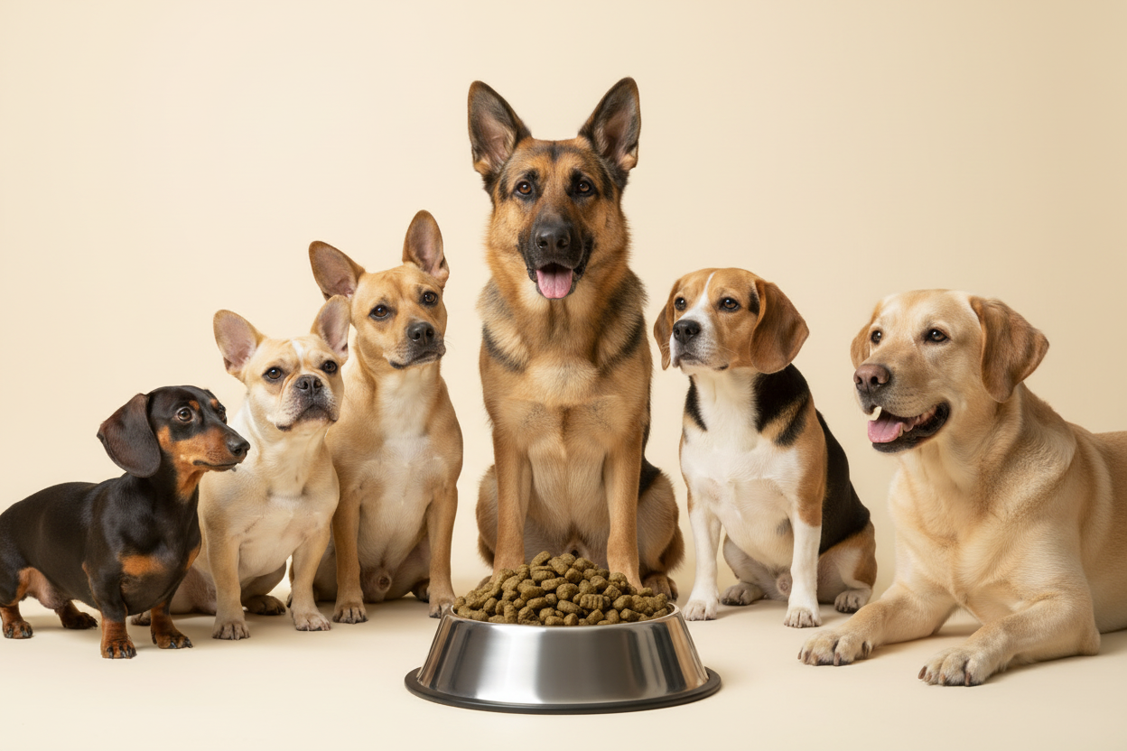 VITAL SPEZIAL Truthahn große Kroketten – Napf dreiviertel gefüllt, alle Hunderassen Gruppe 1