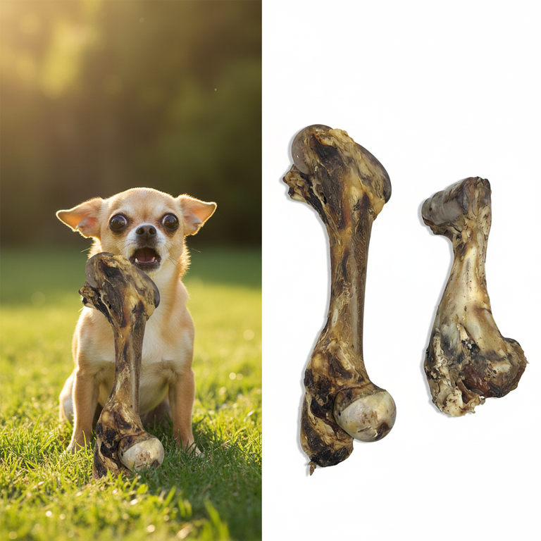 Rinderknochen Jumbo – Chihuahua vs. Riesenknochen 😂 | Kallisbest