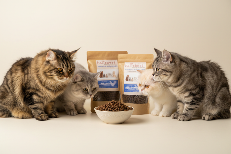 Hering & Hühnchen Katzen – Napf mit Katzen Gruppe 1