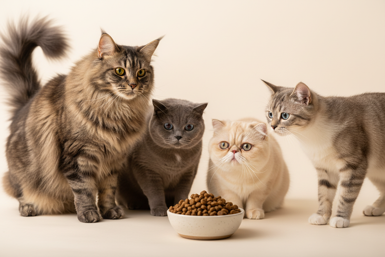 Hering & Kabeljau Katzen – Napf mit Katzen Gruppe 1