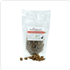 Pure small meat cubes duck for training and reward 100g for dogs & cats