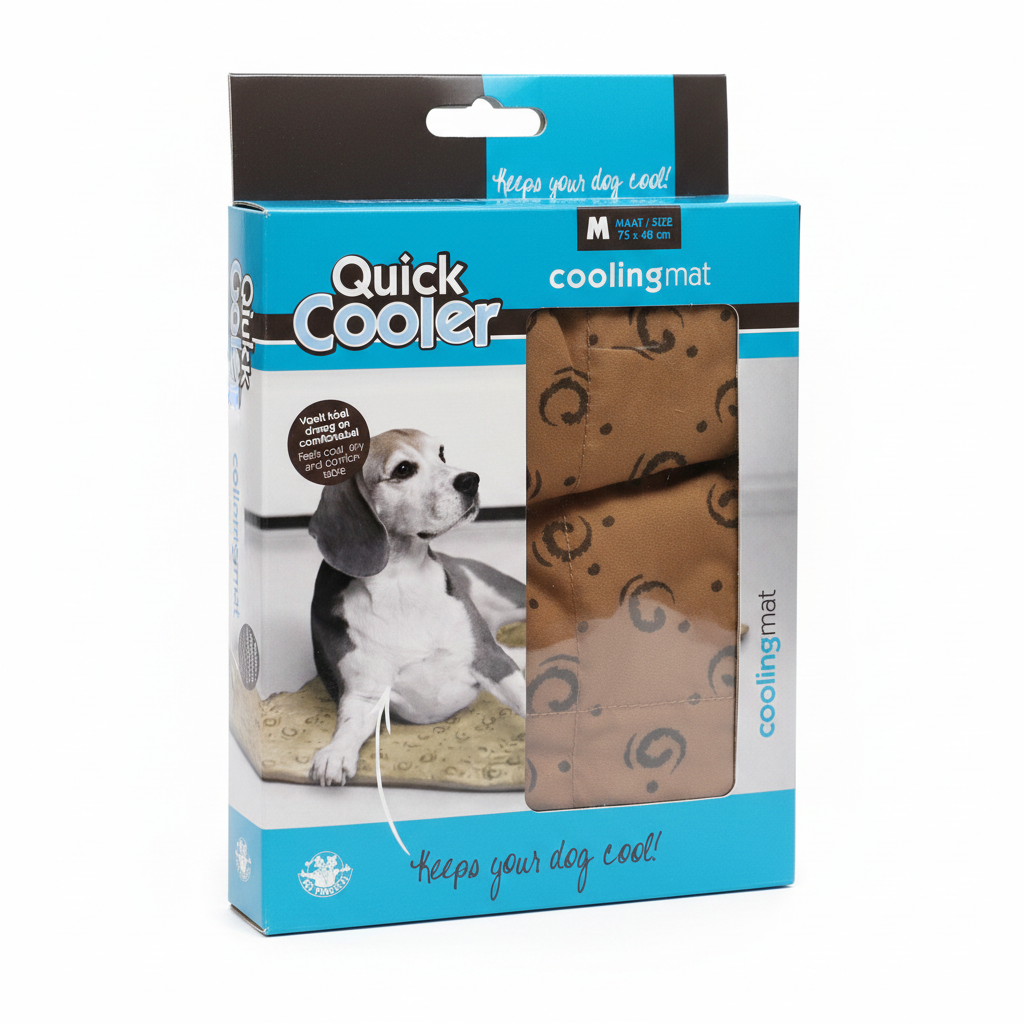 Quick Cooler Kühlmatte Verpackung weißer Hintergrund