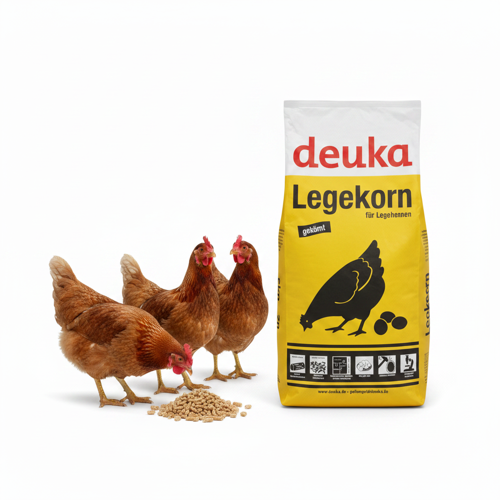 deuka Legekorn 25 kg – Sack mit Legehennen und Pellets