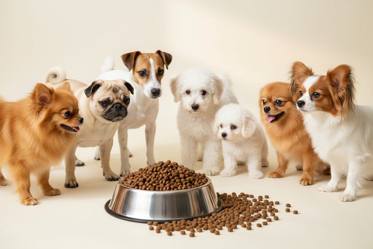 Fleischmenü mini Kroketten – Napf mit Mini-Kroketten, kleine Hunderassen Gruppe 2