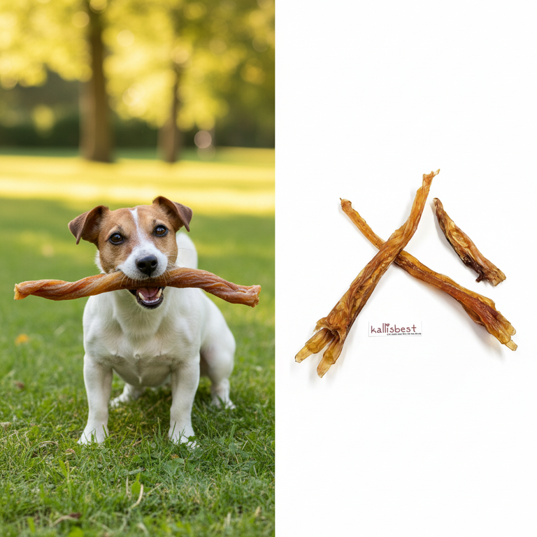 Rinder Achillessehnen – kleiner Hund kaut begeistert | Kallisbest