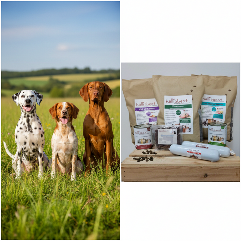 Abwechslung Paket Nr.6 getreidefrei Medium Kroketten – Dalmatiner, Brittany Spaniel und Vizsla