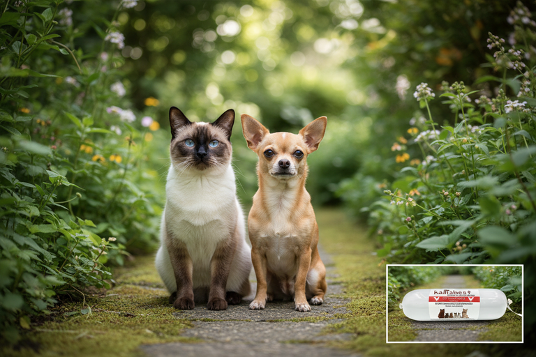 Kallisbest Tolle Rolle Huhn & Rind Katze – Katze & Hund in Natur mit Produkt Bild-in-Bild