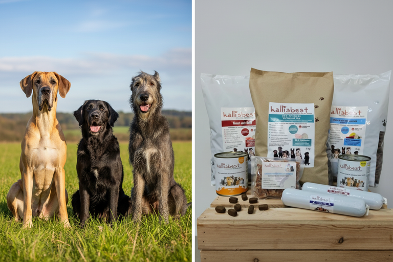 Abwechslung Paket Nr.4 glutenfrei große Kroketten – Deutsche Dogge, Neufundländer und Irish Wolfhound