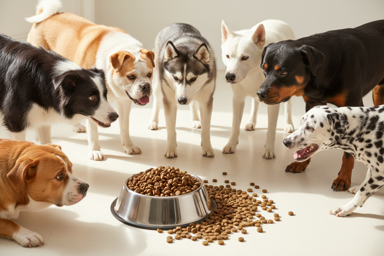 Kaninchen mit Kartoffel mittlere Kroketten – Napf mit Kroketten, alle Hunderassen Gruppe 2