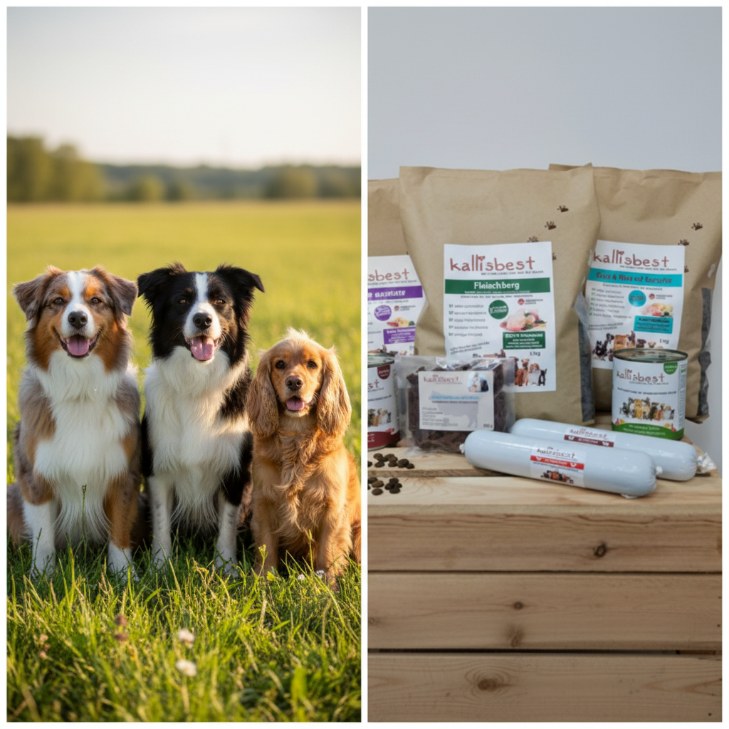 Abwechslung Paket Nr.6 getreidefrei Medium Kroketten – Australian Shepherd, Border Collie und Cocker Spaniel