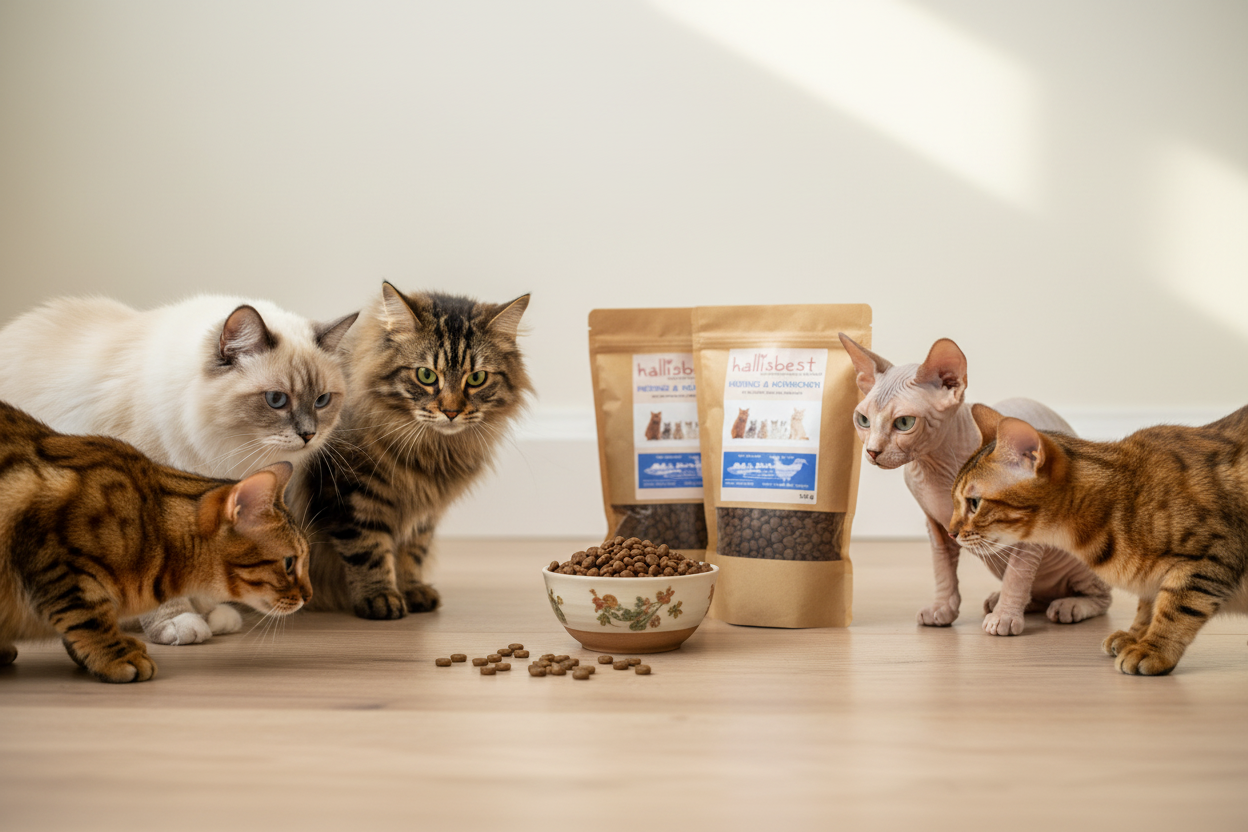 Hering & Hühnchen Katzen – Napf mit Katzen Gruppe 2
