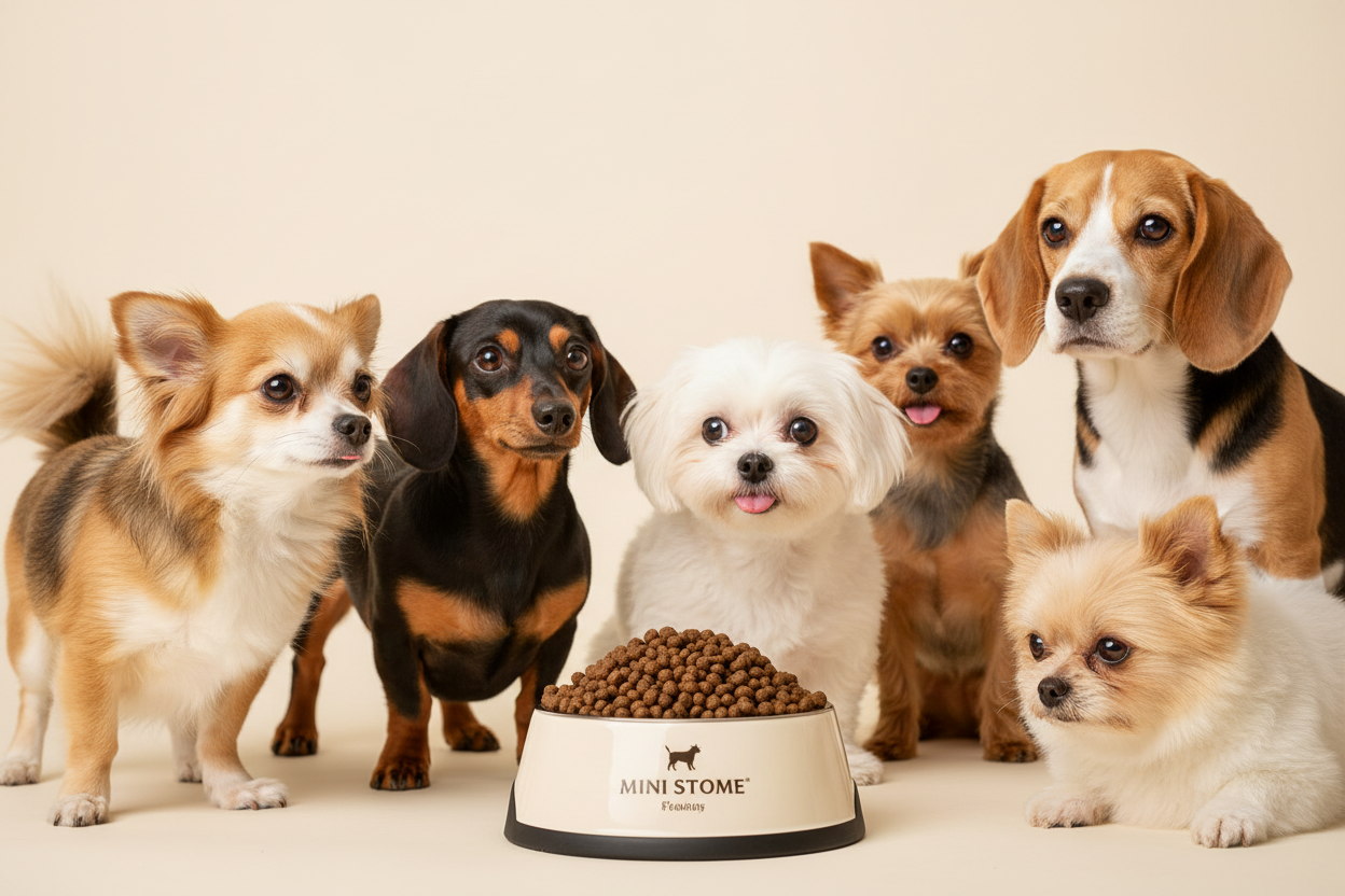 Fleischmenü mini Kroketten – Napf mit Mini-Kroketten, kleine Hunderassen Gruppe 1