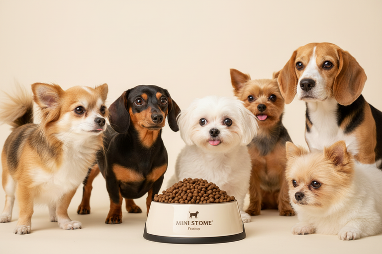 Fleischmenü mini Kroketten – Napf mit Mini-Kroketten, kleine Hunderassen Gruppe 1