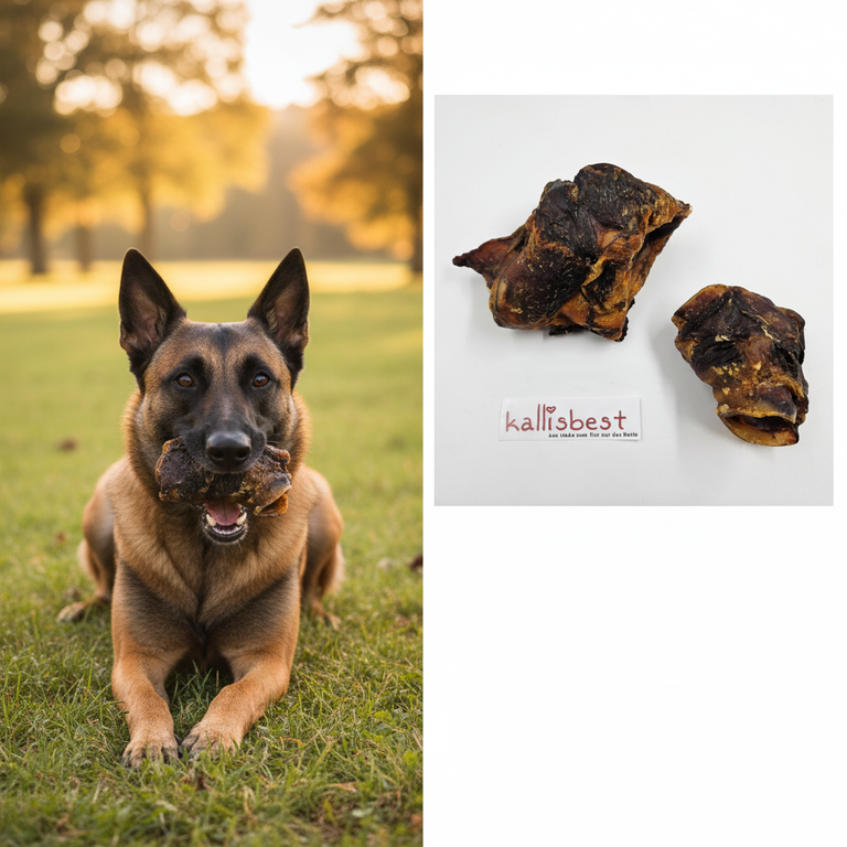Pferdekehlköpfe getrocknet – Hund kaut begeistert | Kallisbest