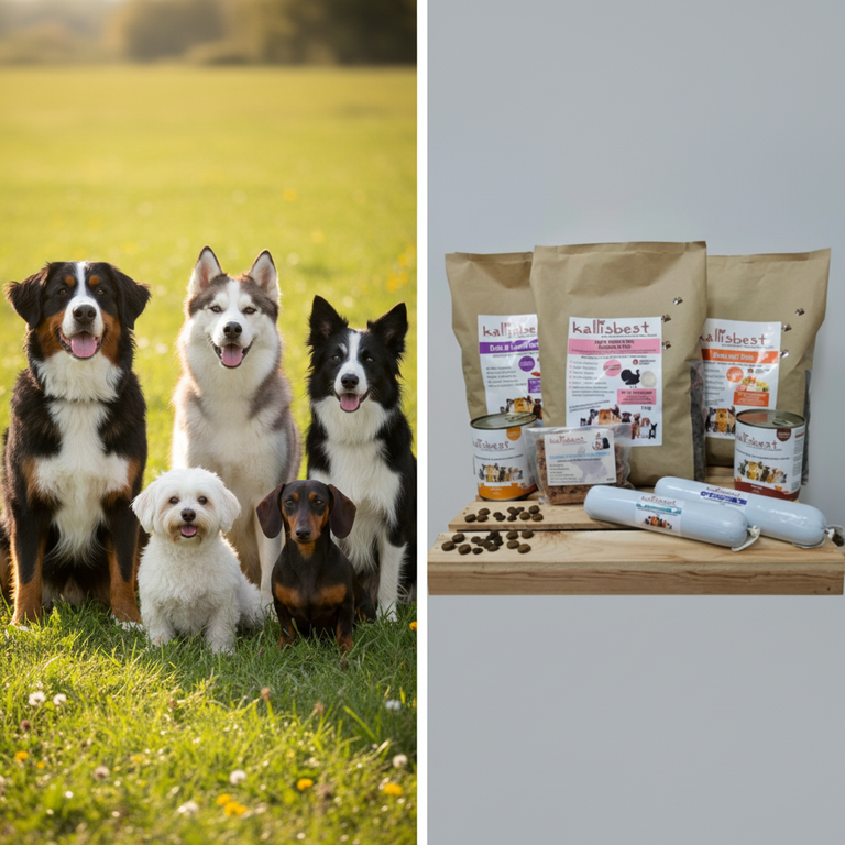 Abwechslung Paket Nr.12 alle Rassen – Berner Sennenhund, Husky, Border Collie, Dackel und Malteser