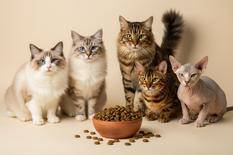 Huhn & Pute Harnwege Katzen – Napf mit Katzen Gruppe 2