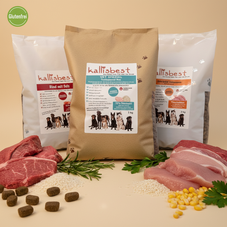 Abwechslung Paket Nr.3 – Rind, Schwein & Vet Spezial je 3kg – Kallisbest