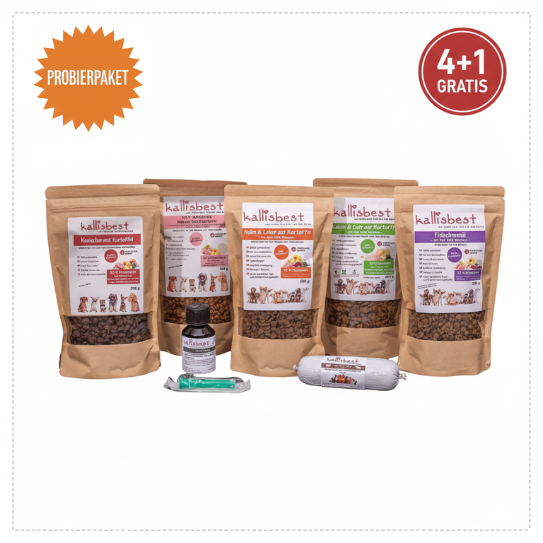 Probierpaket Hund kleine Rassen 4+1 Gratis – Modern