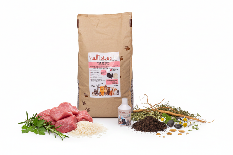 Vital DUO Gesamtbild - VET Spezial Trockenfutter + Vital Plus - Kallisbest