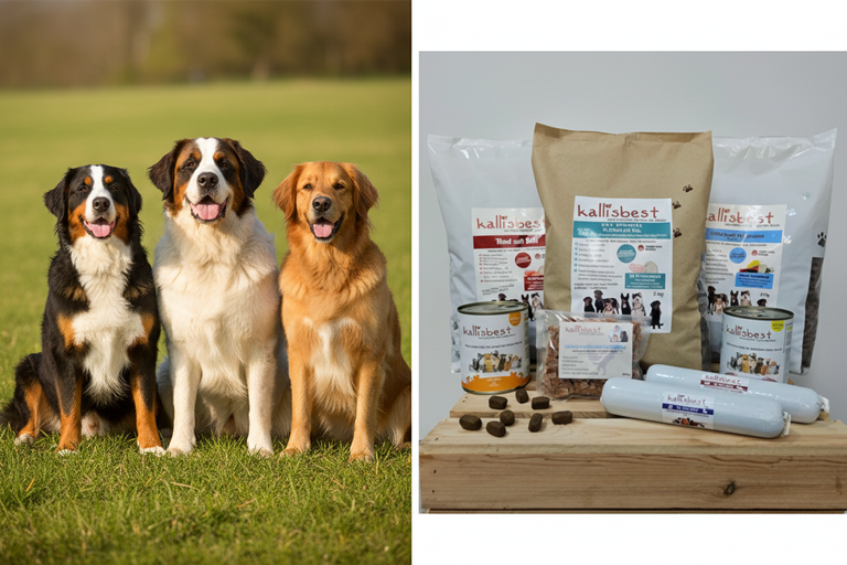 Abwechslung Paket Nr.4 glutenfrei große Kroketten – Berner Sennenhund, Bernhardiner und Leonberger