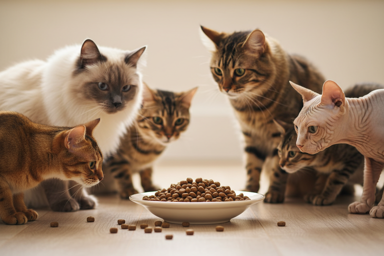 Hering & Kabeljau Katzen – Napf mit Katzen Gruppe 2