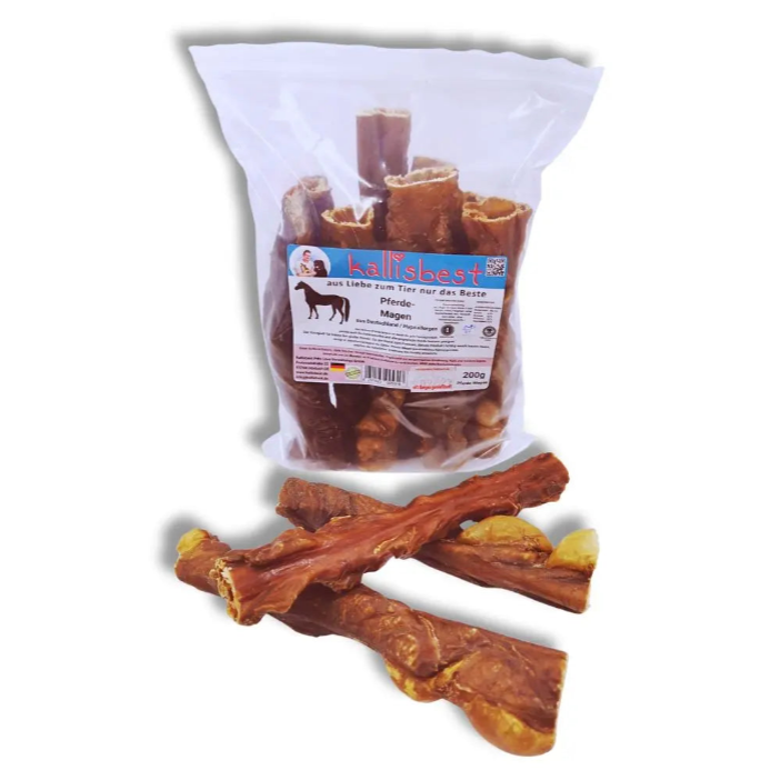 Pferdemagen Stücke  schonend getrocknet im Ofen aus Deutschland