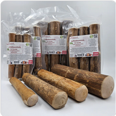 100% Kaffeebaumholz für Hunde, Größe S-XL 3er Pack koffeinfrei